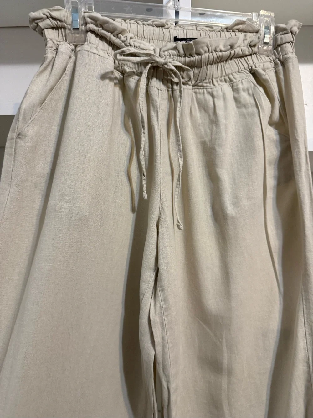 44. REWASH BEIGE PANTS L - Picture 2 of 3